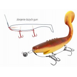 Systemik do zbrojenia dużych gum Dragon 11cm 2x2/0 27kg