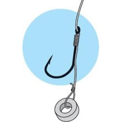 HAKI Z PRZYPONAMI HY-MFC06 na włos, method feeder