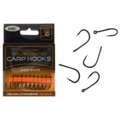 NGT Haczyki Wide Gape Teflon Coated 6 10szt