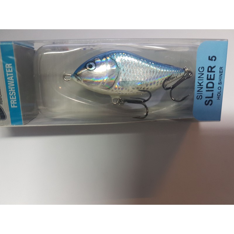 SLIDER SINKING - 5CM WEIGHT: 8G 1/4OZ - DIVING DEPTH: 1,0/0,5M - 3,5/1,5FT