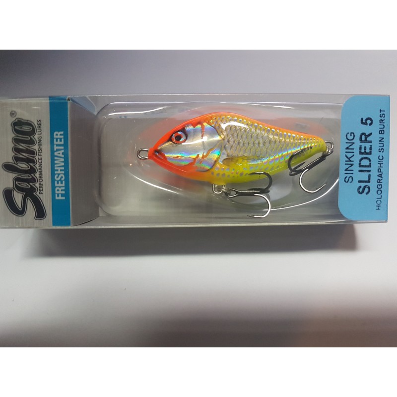 SLIDER SINKING - 5CM WEIGHT: 8G 1/4OZ - DIVING DEPTH: 1,0/0,5M - 3,5/1,5FT