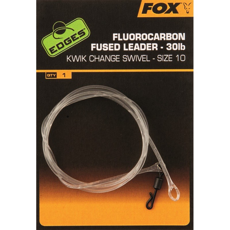 FOX EDGES™ FLUOROCARBON FUSED LEADERS SIZE 10 CAC695