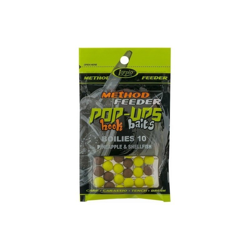 POP-UPS HOOK BAITS BOILIES 10 LORPIO brzoskwinia DD-004-008