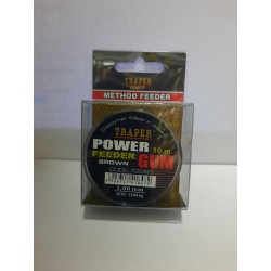 TRAPER POWER GUM FEEDER 1,0 - 10m BROWN 13KG