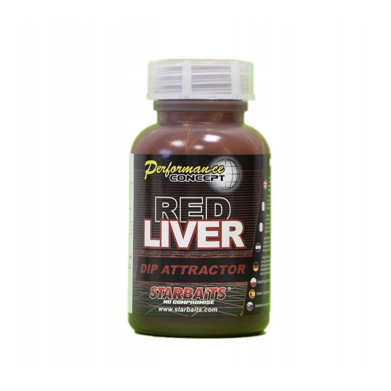 Starbaits Red Liver Dip Atraktor 200ml Nowość