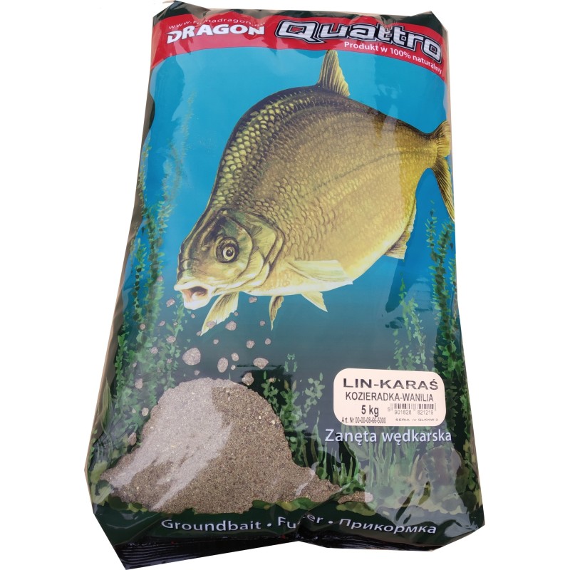 Zanęta Quattro - Lin-Karaś Kozieradka-Wanilia 5kg