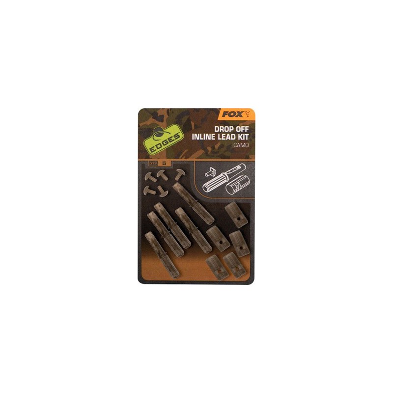 EDGES FOX Camo Inline Lead Drop Off Kits CAC782