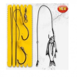 Przypon BOUY AND BOAT GHOST hak L 6/0 100kg Black Cat 4336 122