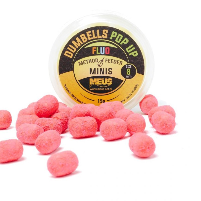Dumbells Fluo Pop Up 8mm Miód & Malina MINIS MDPMM