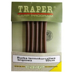 Rurka termokurczliwa brązowa 3,5mm 60CM Traper 72121