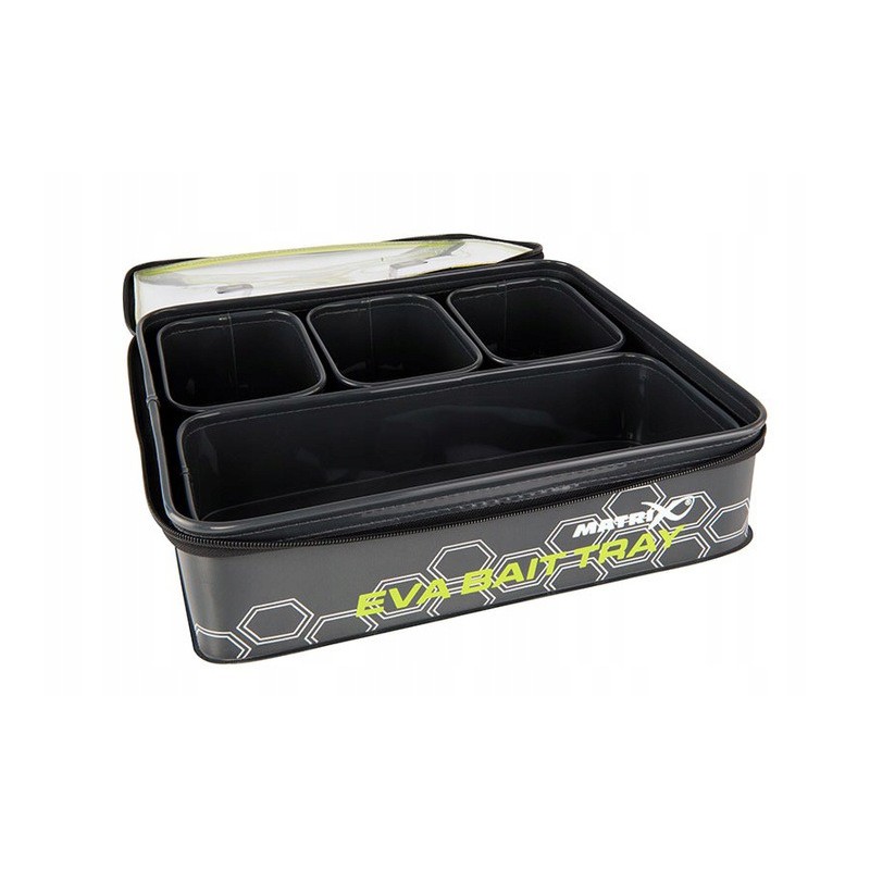 Matrix Zestaw Pojemników EVA Bait Tray 6x33x9,5cm GLU114
