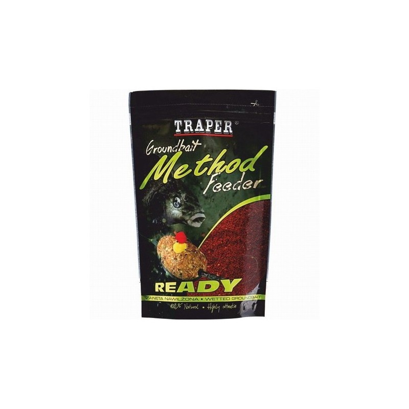 Traper METHOD FEEDER READY 0,75kg Truskawka