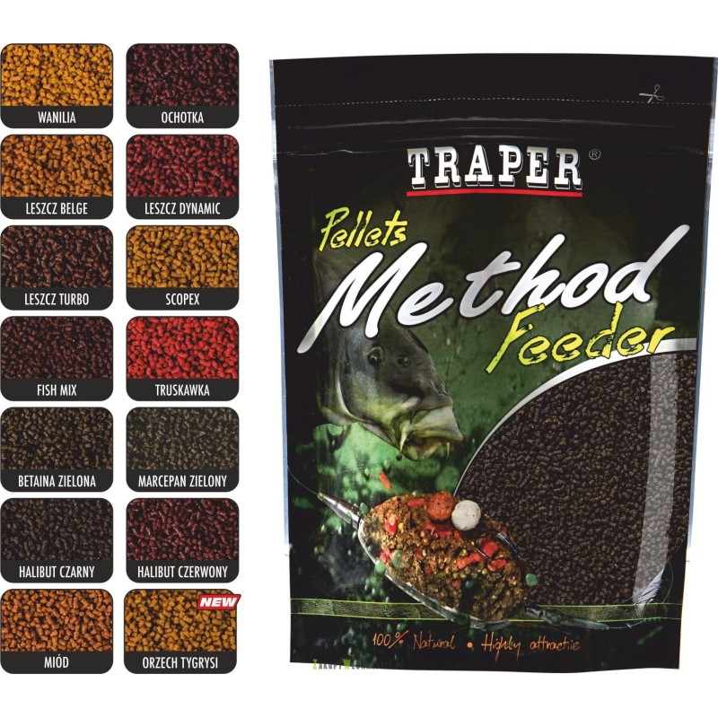 Pellets Traper Method Feeder - średnica 4mm - 500g 04308
