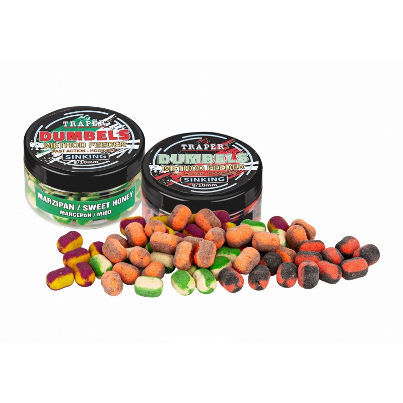 Dumbels Duo Color Sinking Traper Method Feeder - średnica 8/10mm, 50g 04461