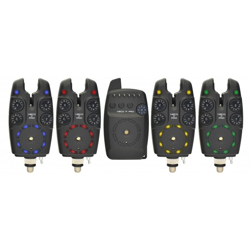 ZESTAW SYGNALIZATORÓW NECO CARP 4+1 FPRO104 70640 NOWOŚĆ