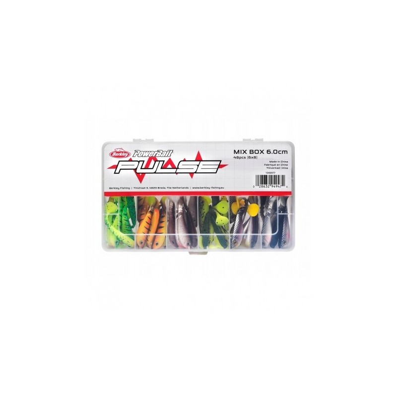 ZESTAW GUM BERKLEY PULSE SHAD MIX BOX 6cm/48szt 1543977 ZESTAW GUM BERKLEY PULSE SHAD MIX BOX 6cm/48szt 1543977