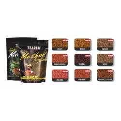 Zanęta Traper 0,5 kg Pellet nawilżoNY WANILIA/SCOPEX 2mm