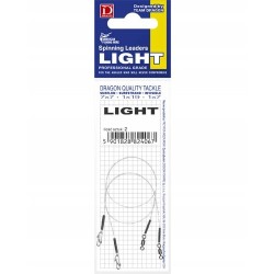 Przypony Dragon Invisible Fluorocarbon Light 8kg 25cm 2 sztuki