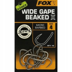 FOX Haczyki Wide Gape Beaked X Size 4
