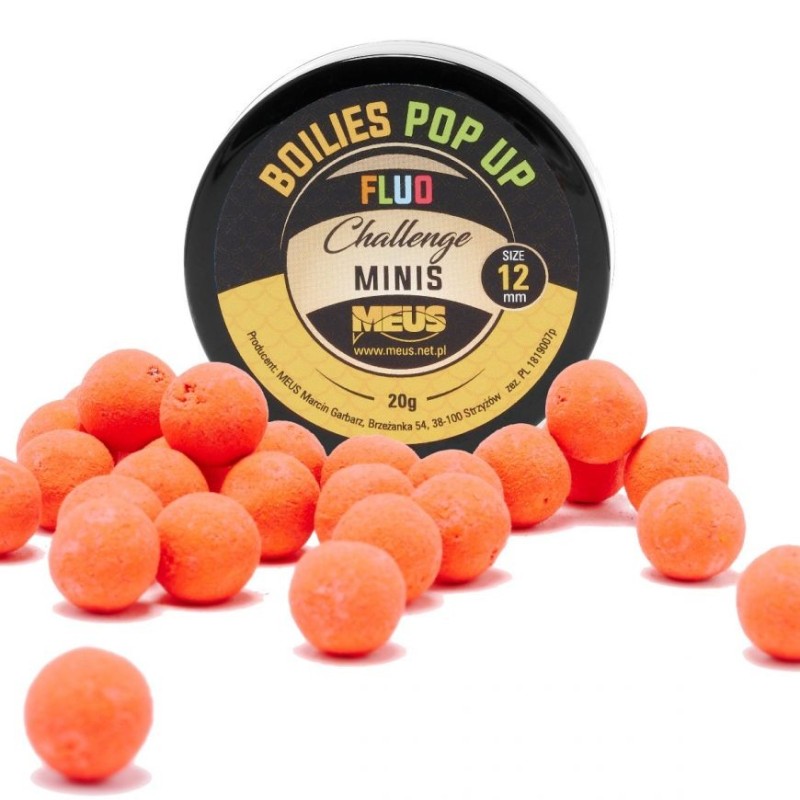 Kulki Fluo Pop Up Challenge 12mm Red Killer Cray MINIS