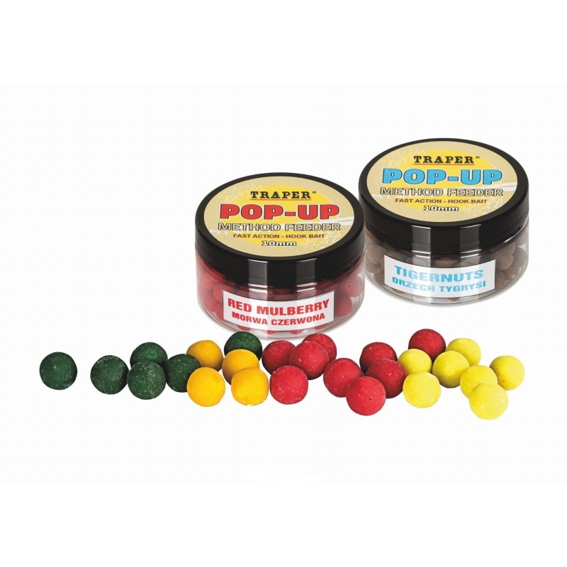 Kulki Proteinowe TRAPER Method Feeder Pop Up 10mm 30g Ananas 18397