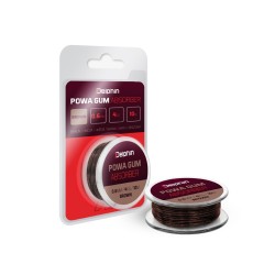 Delphin POWA GUM Absorbująca Brązowa 0.8mm/6kg/8m