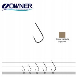 Haczyki z łopatką OWNER 56535/16 - brązowy