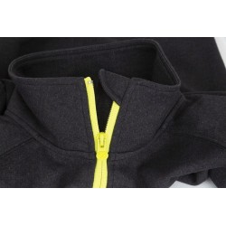 Bluza Matrix Minimal Black Marl 1/4 Zip Sweater S