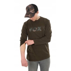 FOX CFX114 Long Sleeve Khaki/Camo T-Shirt roz 3XL
