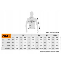 FOX CFX114 Long Sleeve Khaki/Camo T-Shirt roz 3XL
