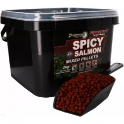 Starbaits SPICY SALMON PELLETS MIXED 2kg 34100