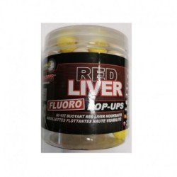 STARBAITS KULKI POP UP RED LIVER FLUO 14MM 80GR 64875