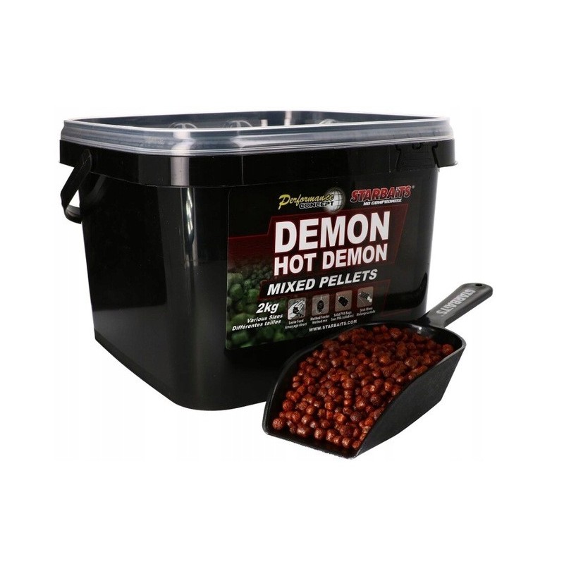 Starbaits HOT DEMON  PELLETS MIXED 2kg 34172