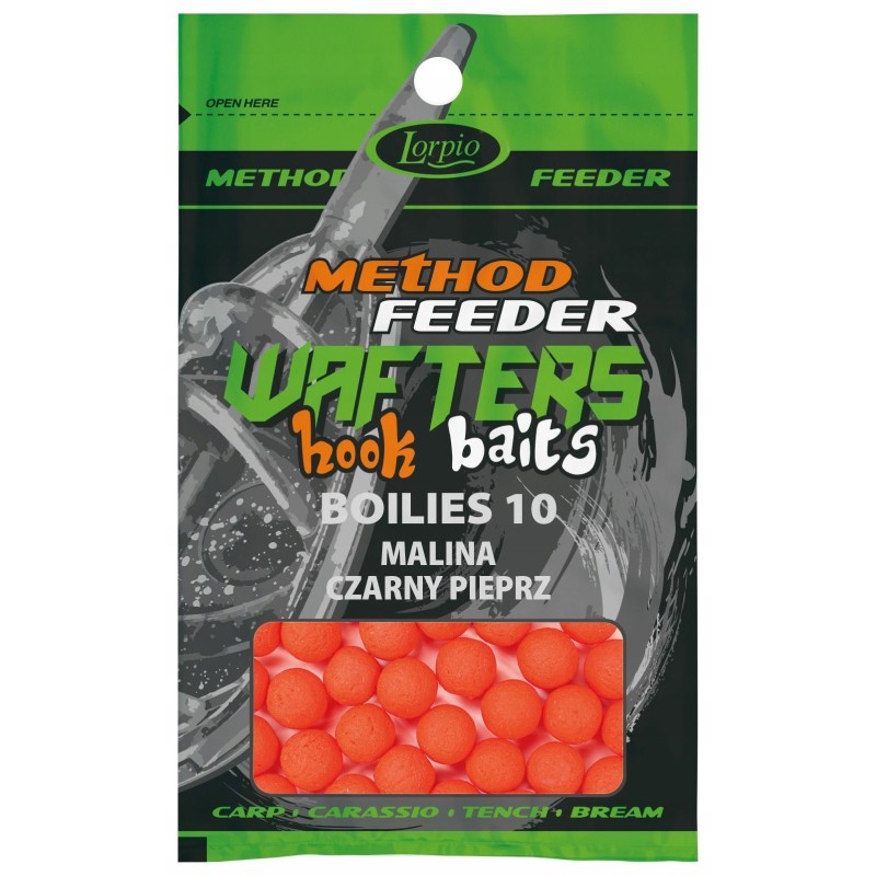 Kulki Wafters 10mm Malina Czarny Pieprz Lorpio